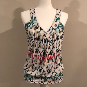 Multi Color Tart V Neck Tank Top